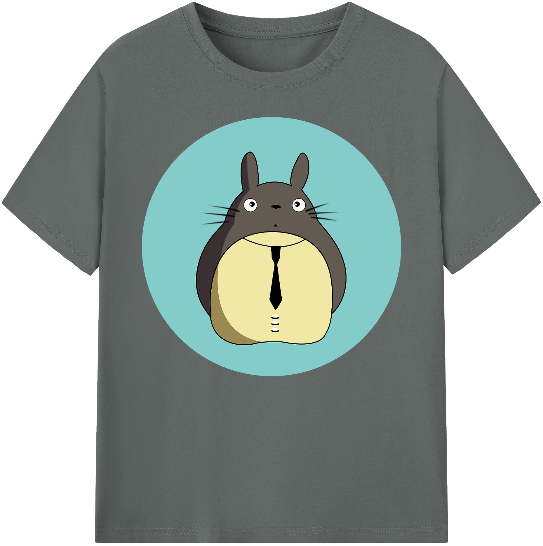 （画像用） となりのトトロ 草壁メイ 草壁サツキ My Neighbor Totoro Satsuki Kusakabe Mei Kusakabe 綿100％ メンズ半袖Tシャツ｜肌触りやわらか＆通気性